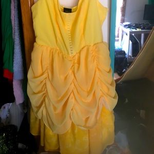 Beauty and the beast Belle cosplay dress